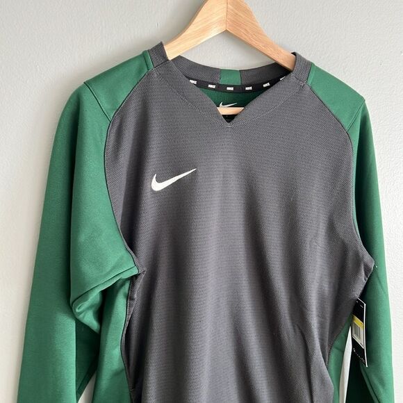 Nike Men’s Long Sleeve V-neck Dri-Fit Sweatshirt - Size Small - Picture 3 of 10